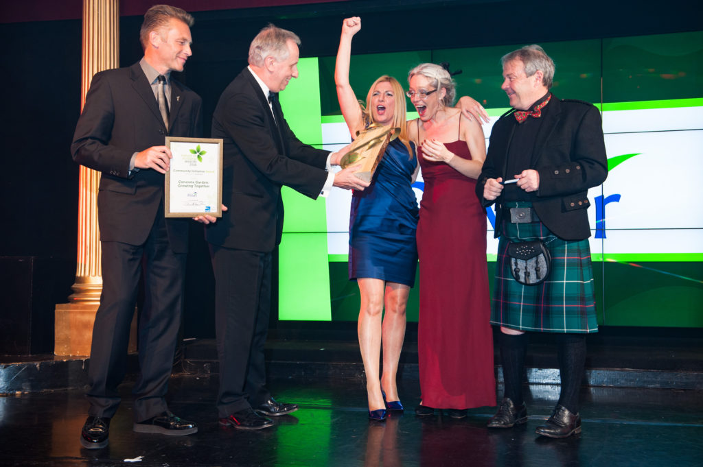 Concrete Garden wins GreenPower sponsored RSPB Nature of Scotland Community Initiative Award