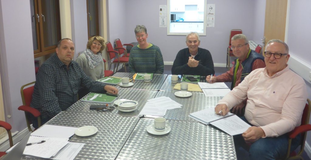 Members of the Steering Group at the last physical meeting before the pandemic
